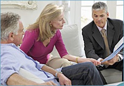 Couple with financial planner -- SAVER