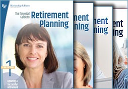Thumbnails of the 4 parts of the retirement guide